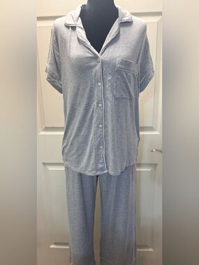 Auden - Cloud Knit Sleepwear Set in Heather Gray